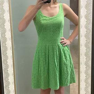 Lilly Pulitzer Posey Green Daisy Lace Dress